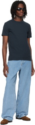 TOM FORD Navy Cotton Crewneck T-shirt