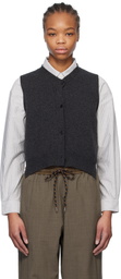 Cordera Gray Wool & Cashmere Vest