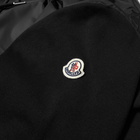 Moncler Nylon Front Hooded Knit Jacket