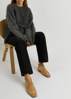 Toteme The Desert Suede Ankle Boot Camel