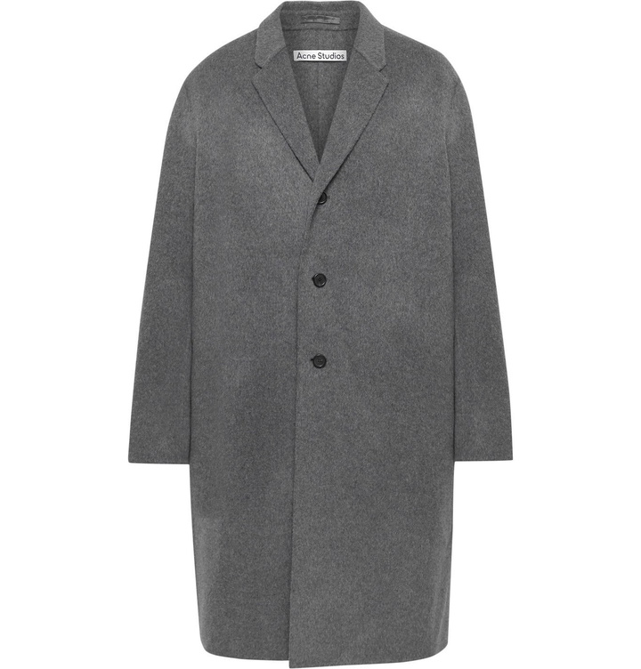 Photo: Acne Studios - Double-Faced Wool Coat - Gray