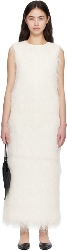 Photo: Loulou de Saison White TIWA Fringed Maxi Dress