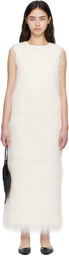Loulou de Saison White TIWA Fringed Maxi Dress