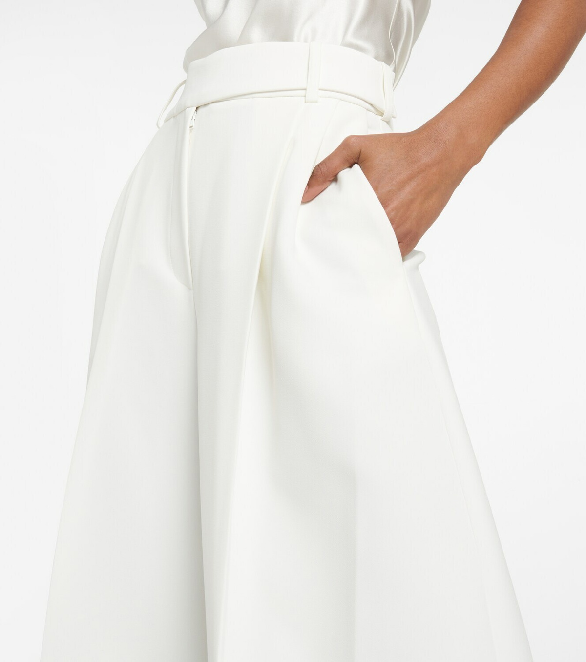 Alexandre Vauthier - High-rise crêpe pants