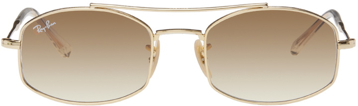 Photo: Ray-Ban Gold RB3719 Sunglasses