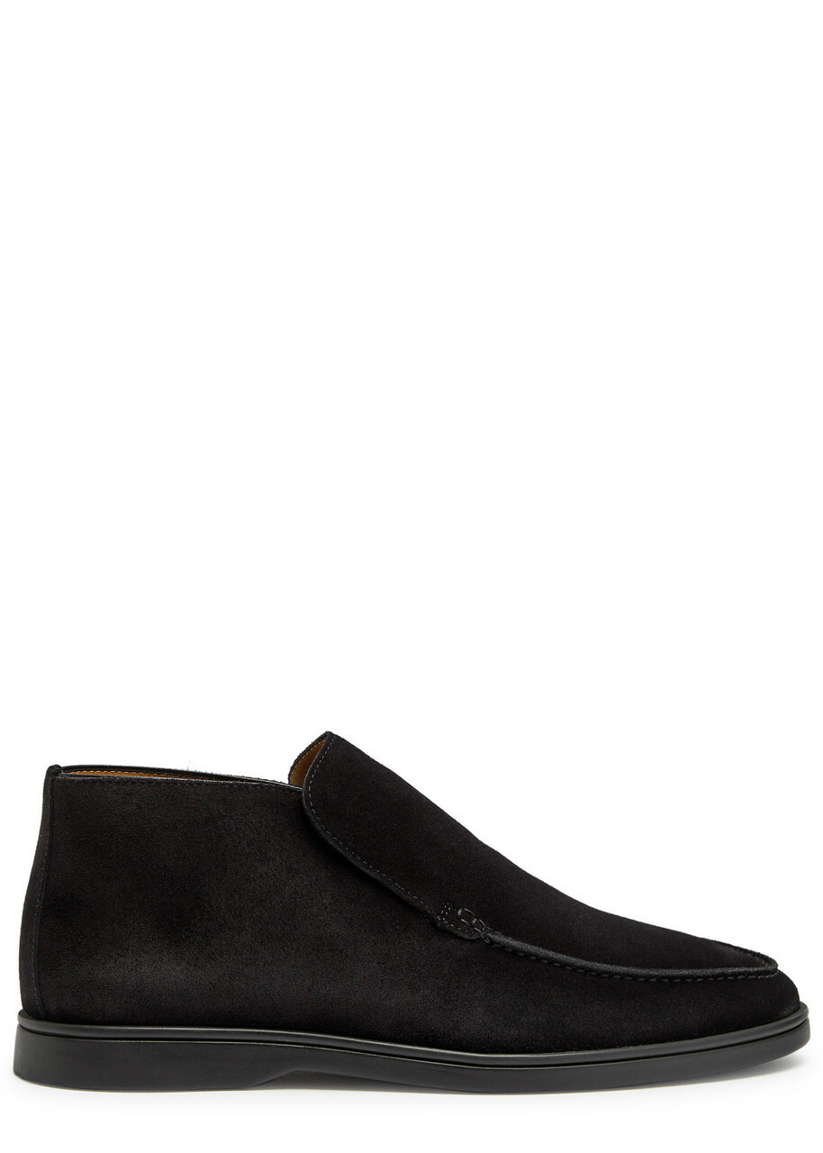 Aurélien City Suede Loafers Black