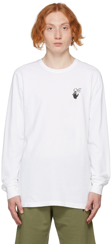 Photo: Off-White White Caravaggio Lute Long Sleeve T-Shirt