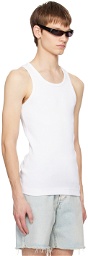 Givenchy White Extra Slim Fit Tank Top