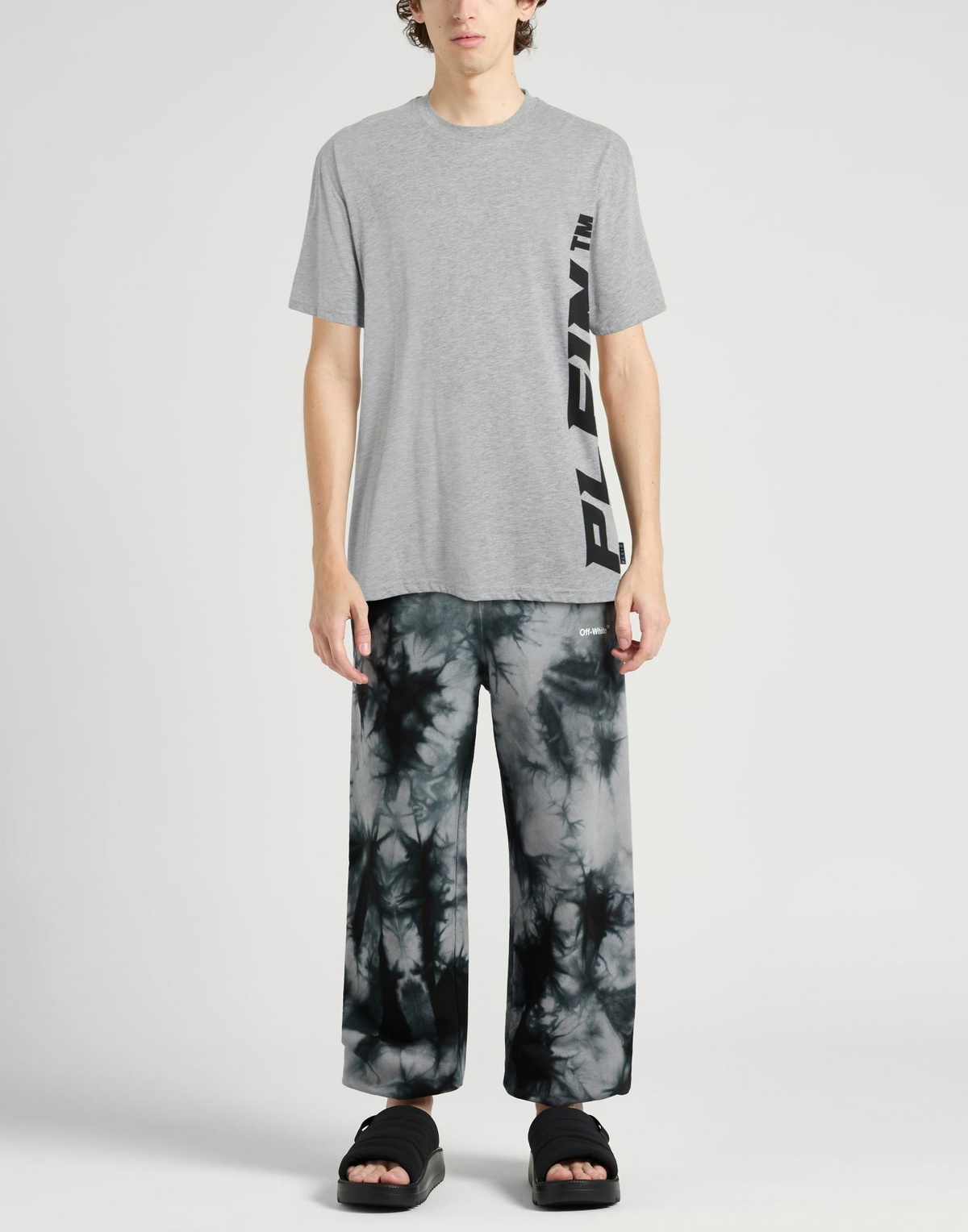 Philipp Plein Mens T-shirt in Grey