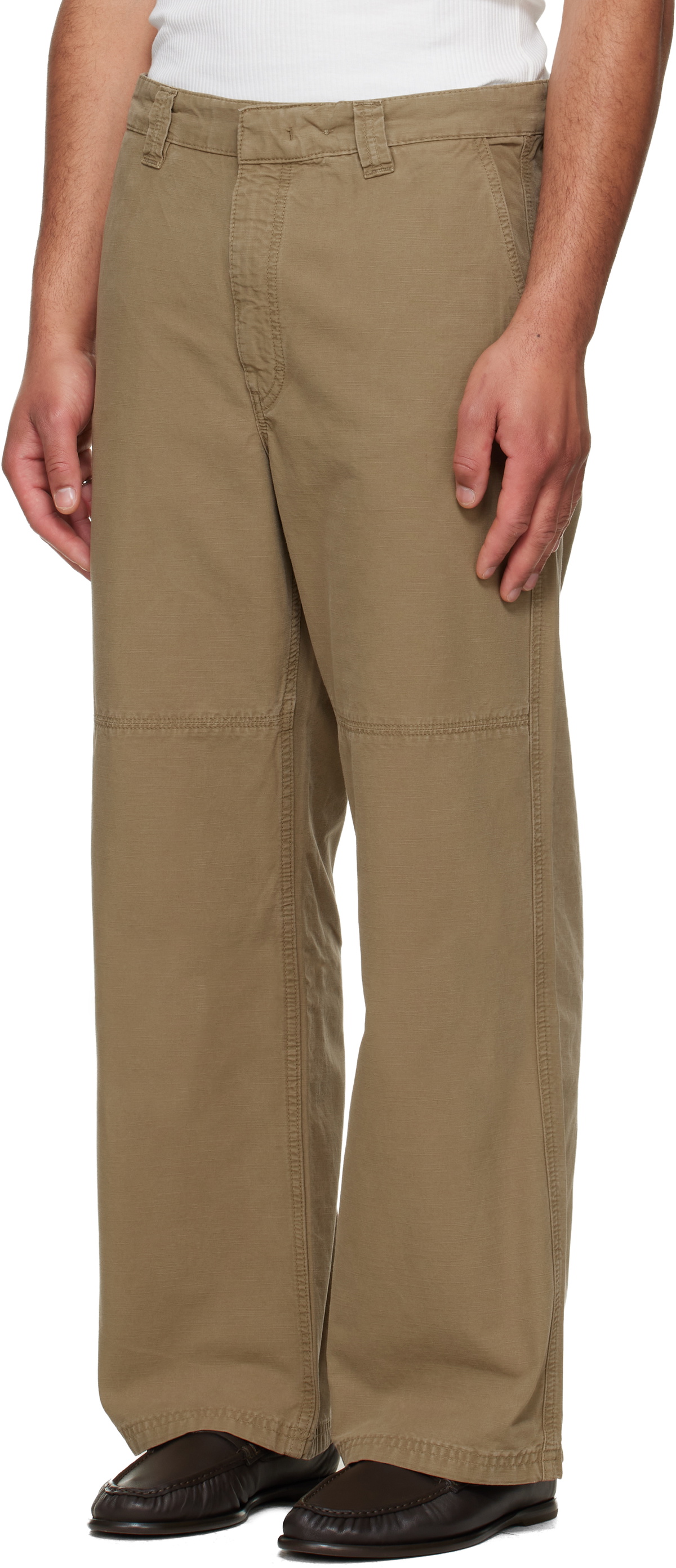 JEANERICA Beige Genua Chino Trousers