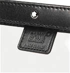 Montblanc - Leather-Trimmed Transparent Flight Bag - Black