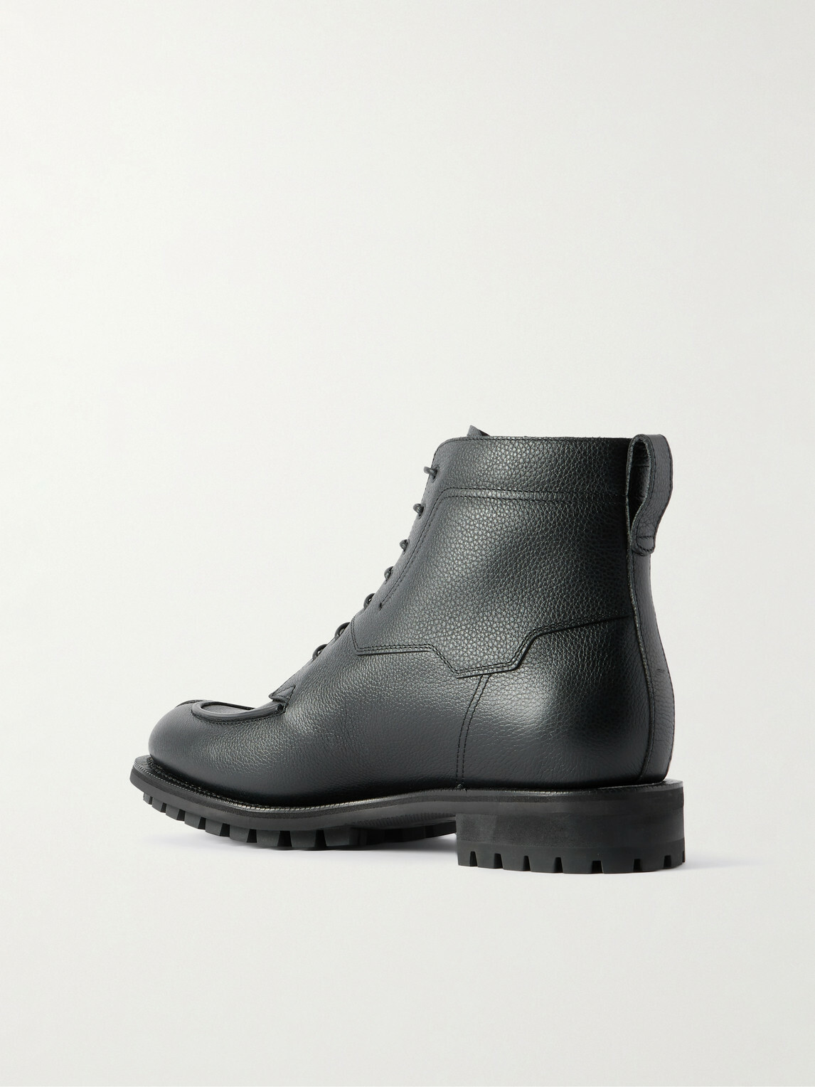 Berluti - New Oslo Full-Grain Leather Lace-Up Boots - Black