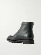 Berluti - New Oslo Full-Grain Leather Lace-Up Boots - Black