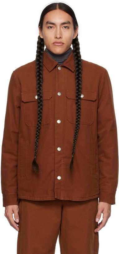 Photo: A.P.C. Orange Alex Jacket