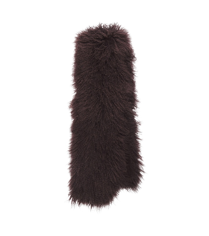 Photo: De La Vali Zeraphine shearling scarf