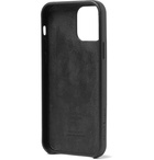 NATIVE UNION - Clic Card Leather iPhone 12 Case - Black