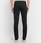 Saint Laurent - Skinny-Fit 15cm Hem Stretch-Denim Jeans - Men - Black