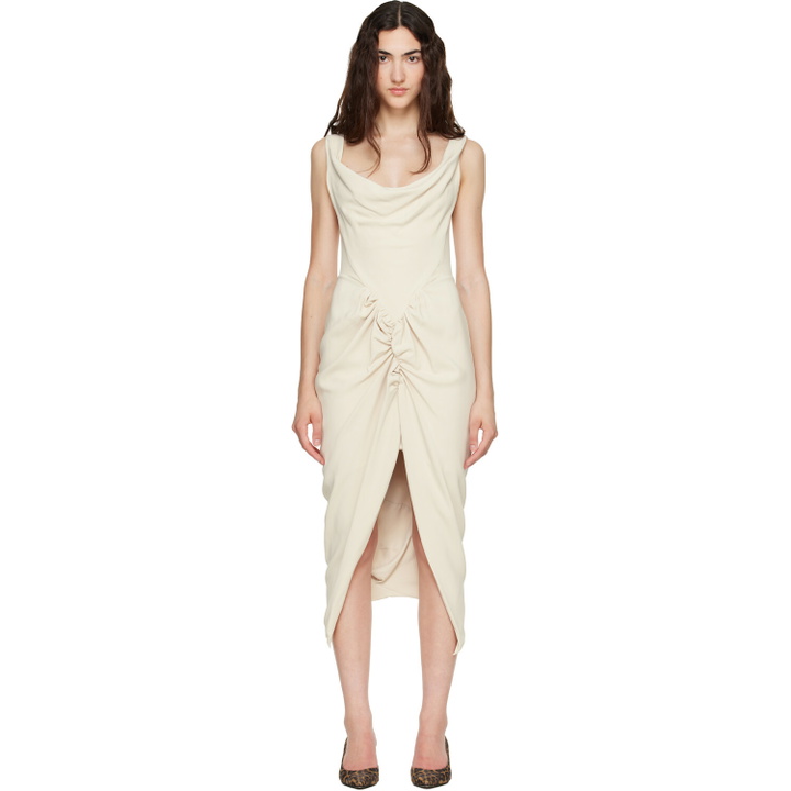 Photo: Vivienne Westwood Beige Panther Midi Dress