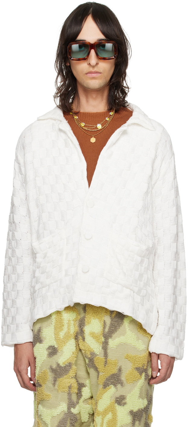 Isa Boulder SSENSE Exclusive White Jacket