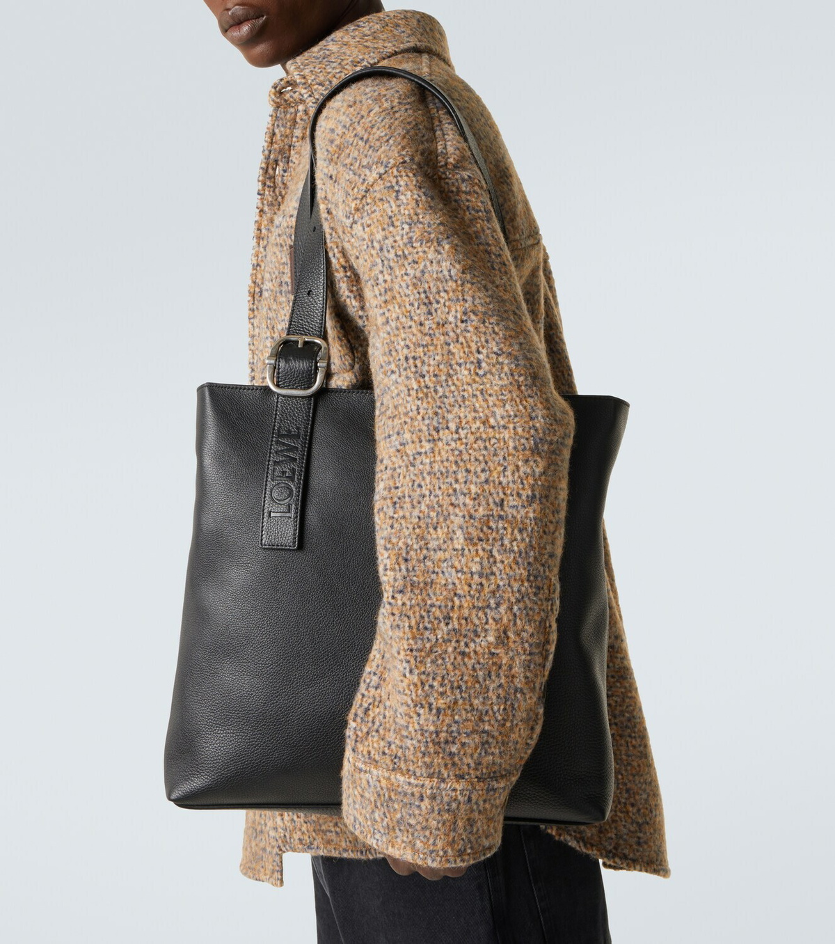 Loewe Loop Loewe Loop leather tote bag Loewe