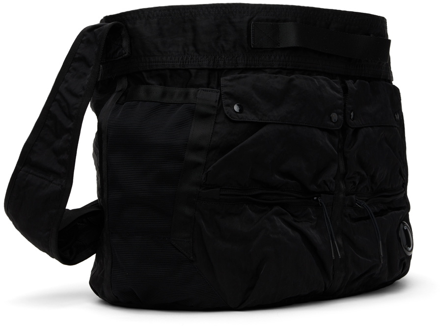 C.P. Company Black Nylon B Messenger Bag C.P. Company