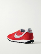 Nike - LD-1000 Leather and Suede-Trimmed Mesh Sneakers - Red