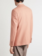 Valentino Garavani - Single-Breasted Wool-Nattè Blazer - Pink