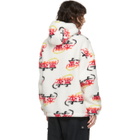 Li-Ning White Print Fleece Hoodie