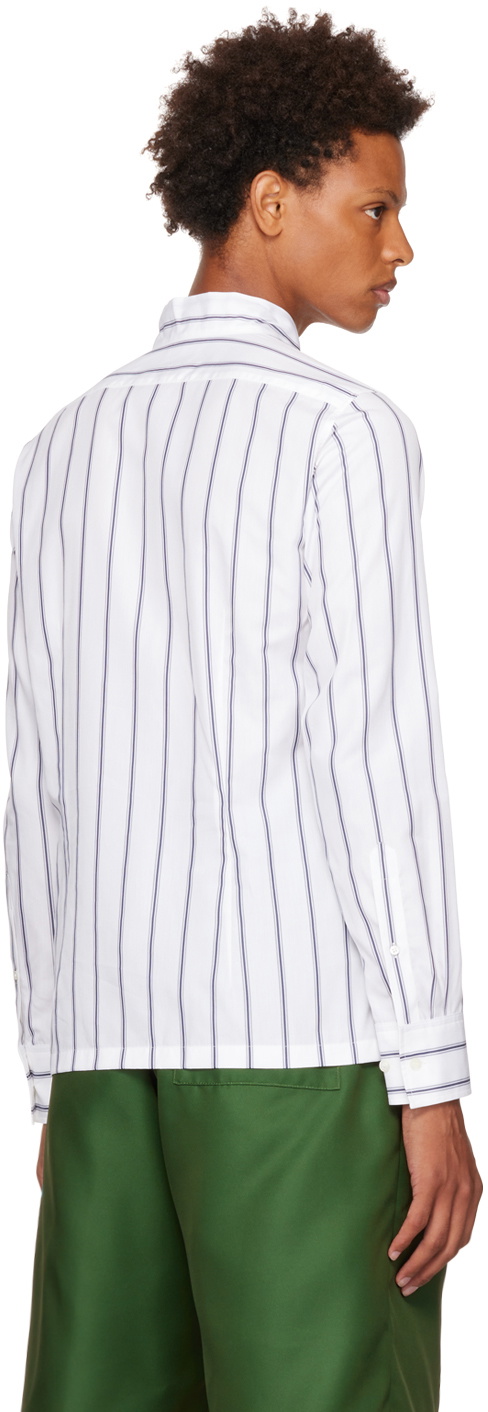 Dries Van Noten White Scarf Shirt Dries Van Noten