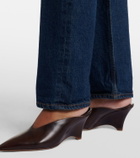 Le Monde Béryl Victoria 70 leather wedges