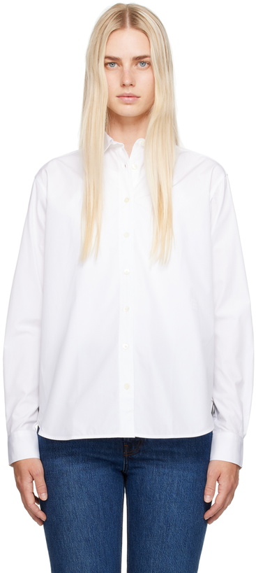 Photo: TOTEME White Signature Shirt