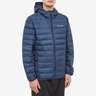 Columbia Men's Lake 22 Down Hooded Jacket in Collegiate Navy