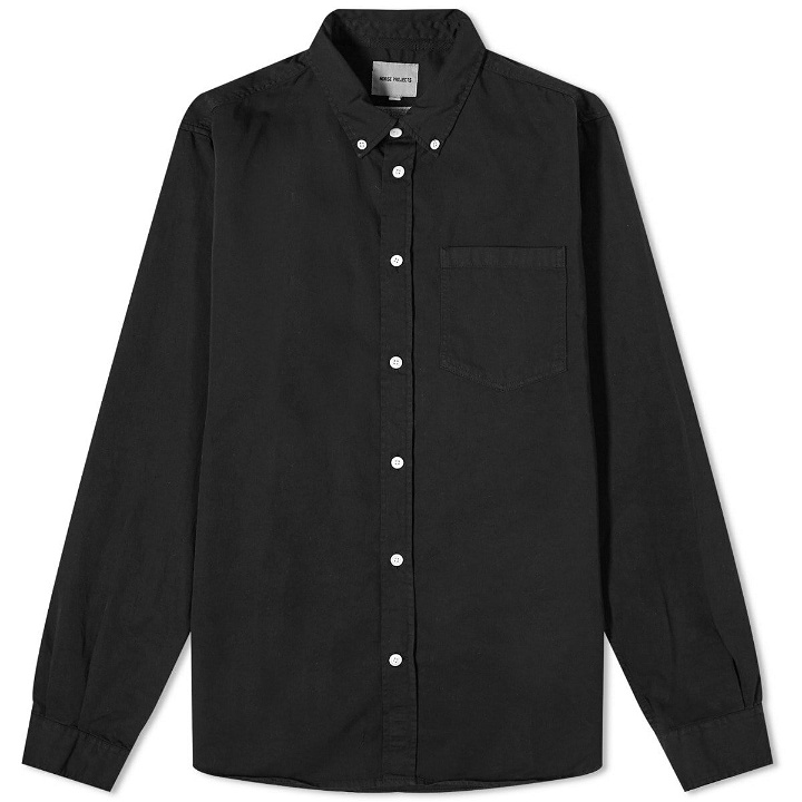 Photo: Norse Projects Men's Anton Light Twill Shirt in Black