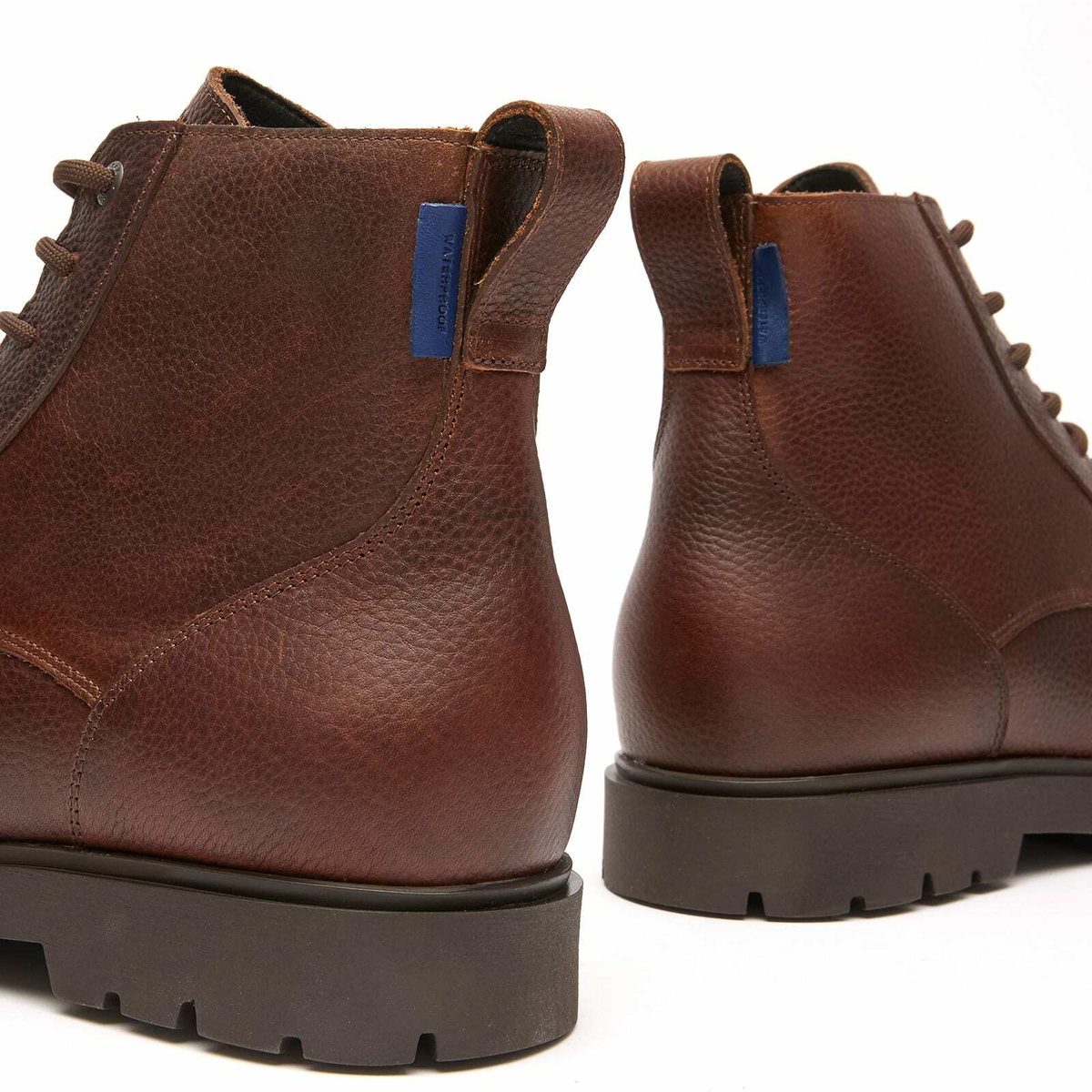 Birkenstock Men's Highwood Lace Mid Waterproof Boots in Chcocolate Leather