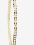 Harwell Godfrey 18K Yellow Gold Skinny Talisman Diamond Hoop Earrings