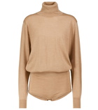 Dries Van Noten - Wool turtleneck bodysuit