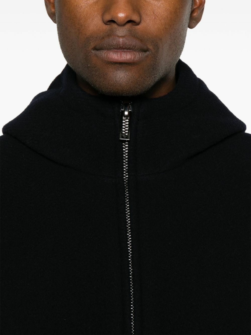 EMPORIO ARMANI - Wool Hooded Jacket Emporio Armani