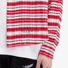 Cole Buxton Men's SS24 Flannel Check Shirt in Red/Black/White