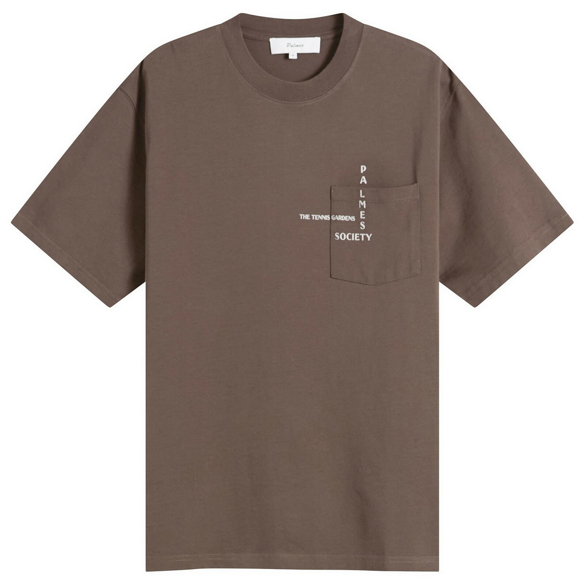 Palmes Men's Ramus Pocket T-Shirt in Brown