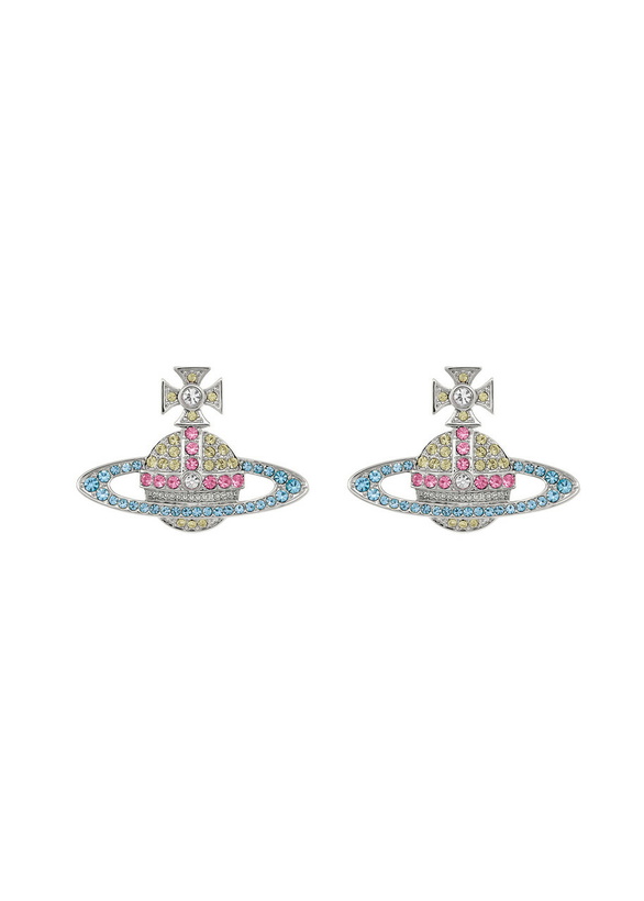 Photo: Vivienne Westwood Kika Embellished-orb Stud Earrings - Multicoloured - One Size