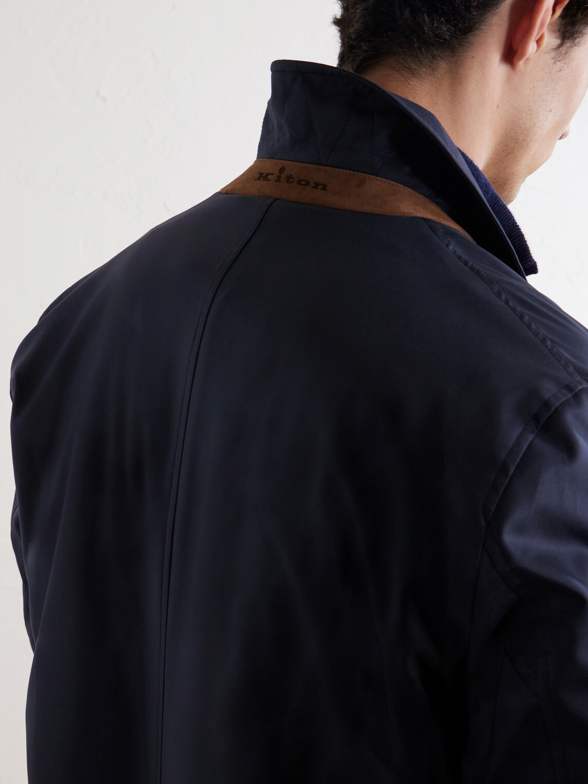 Kiton - Reversible Padded Twill Jacket - Blue