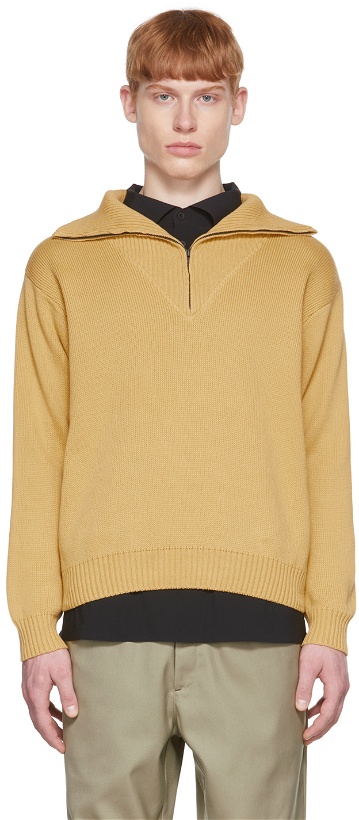 Photo: GR10K Yellow Cotton Sweater