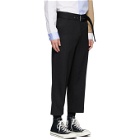 JW Anderson Black Belted Tailored Trousers