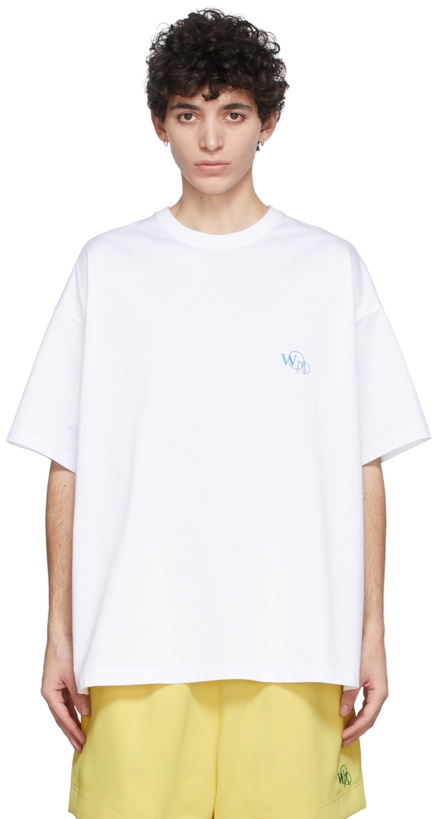 Photo: Wooyoungmi White Bouquet Logo T-Shirt