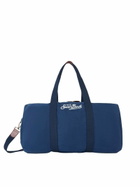 MC2 Saint Barth Blue Linen Travel Duffle Bag Jetleg