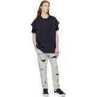 Alexander McQueen Grey Organic Brushed Back Jersey Lounge Pants