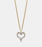 Yeprem Golden Strada 18kt white and yellow gold necklace with diamonds