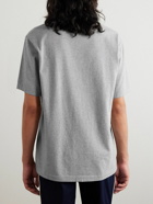 KENZO - Logo-Appliquéd Cotton-Jersey T-Shirt - Gray
