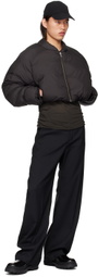 Entire Studios Black Pillow Down Jacket