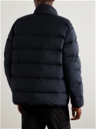 Stone Island - Logo-Appliquéd Quilted Padded Shell Down Jacket - Blue